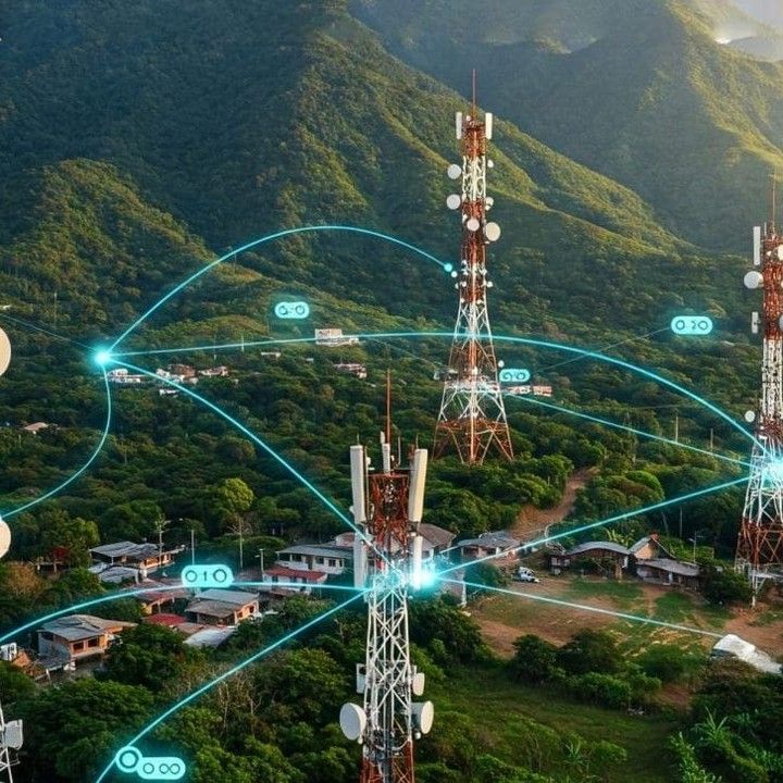 Connected village in Denmark with 5G antennas